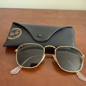 Ray-Ban Gold Frame Sunglasses